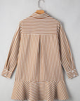 Yamileth Shirt Mini Dress Long Sleeve Top