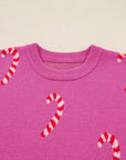 Ella Holiday Drop Shoulder Sweater