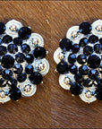 Black Crystals Berry Headstall Saddle Cowgirl Hilason