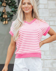 Georgia Trim Short Sleeve Top