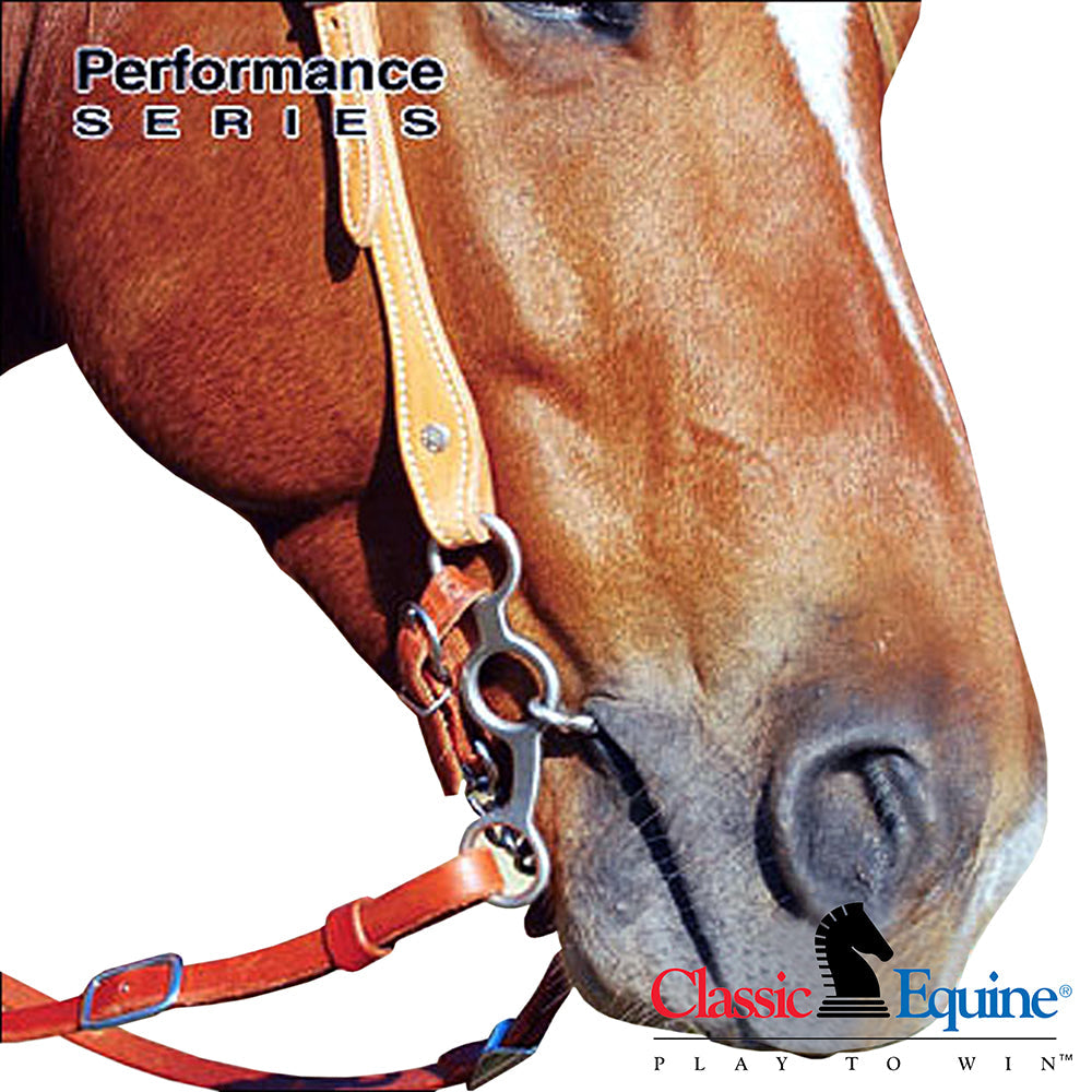 Classic Equine Performance Series H. Bit 5 Ring Gag Twisted Wire