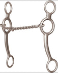 6 1/2" Classic Equine Performance Series Ring Gag Twisted Wire Horse Mouth Bit