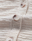 Madison Textured Drawstring Henley Hoodie