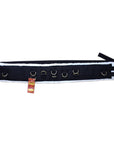 Hilason Western Tack Horse Pro Training Surcingle Black Nylon W/ Fleece