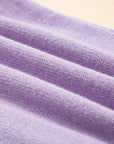 Solid Short Sleeve Cardigan Sweater Tee