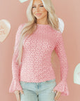 Emily Sleeve Mock Fitted Top