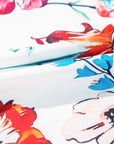 Plus Size Floral Puff Sleeve Midi Dress