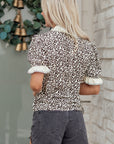 Lena Trim Short Sleeve Blouse