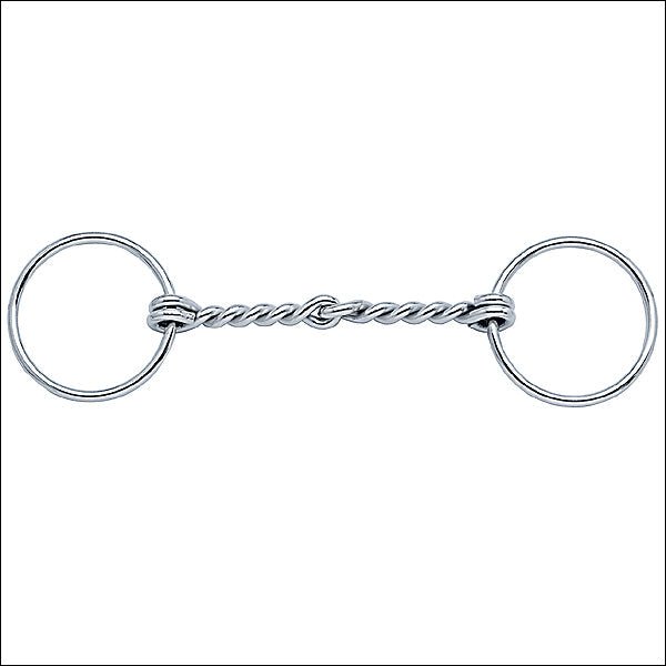 Weaver Draft H. Bit 6 Inch Single Twisted Wire Snaffle Mouth – Hilason