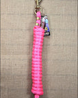 Diva Pink Weaver Tack Horse Poly Lead Rope W/ Solid Brass 225 Snap