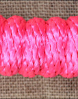 Diva Pink Weaver Tack Horse Poly Lead Rope W/ Solid Brass 225 Snap