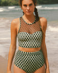 Sasha Patchwork High Waisted Bikini