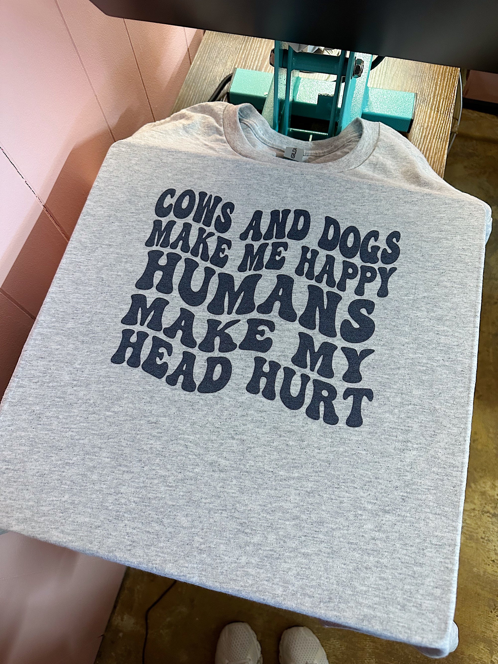 Cows &amp; Dogs TEE or CREWNECK
