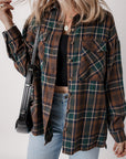 Elizabeth Plaid Print Chest Shirt