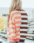 Yasena Block Drop Shoulder Pullover