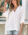 Itzel Puff Sleeve Oversize Shirt