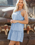 Rosalie Ruffle Hem Short Dress