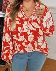 Shelby Print Loose Up PLUS Shirt