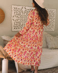 Marjorie Geometric Printed Maxi Dress