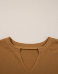 Isabella High Low Patchwork Sweatshirt