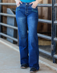 YOAKUM TROUSERS TURQUOISE POCKET