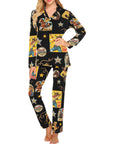 Baha Ranch Vintage Cowgirl Collage Western Pajama Set