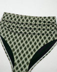 Sasha Patchwork High Waisted Bikini