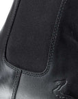 Horze Signature Pull-On Paddock Boots PU Leather Cambrelle Lining Elastic Sides