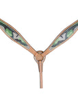HILASON Western Horse Leather Headstall and Breast Collar Set Camo | Headstall Bridle for Horses Western | Horse Headstall Bridle | Western Headstalls Bridle for Horses