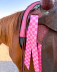 Pink Cinch Strap Set for Saddles