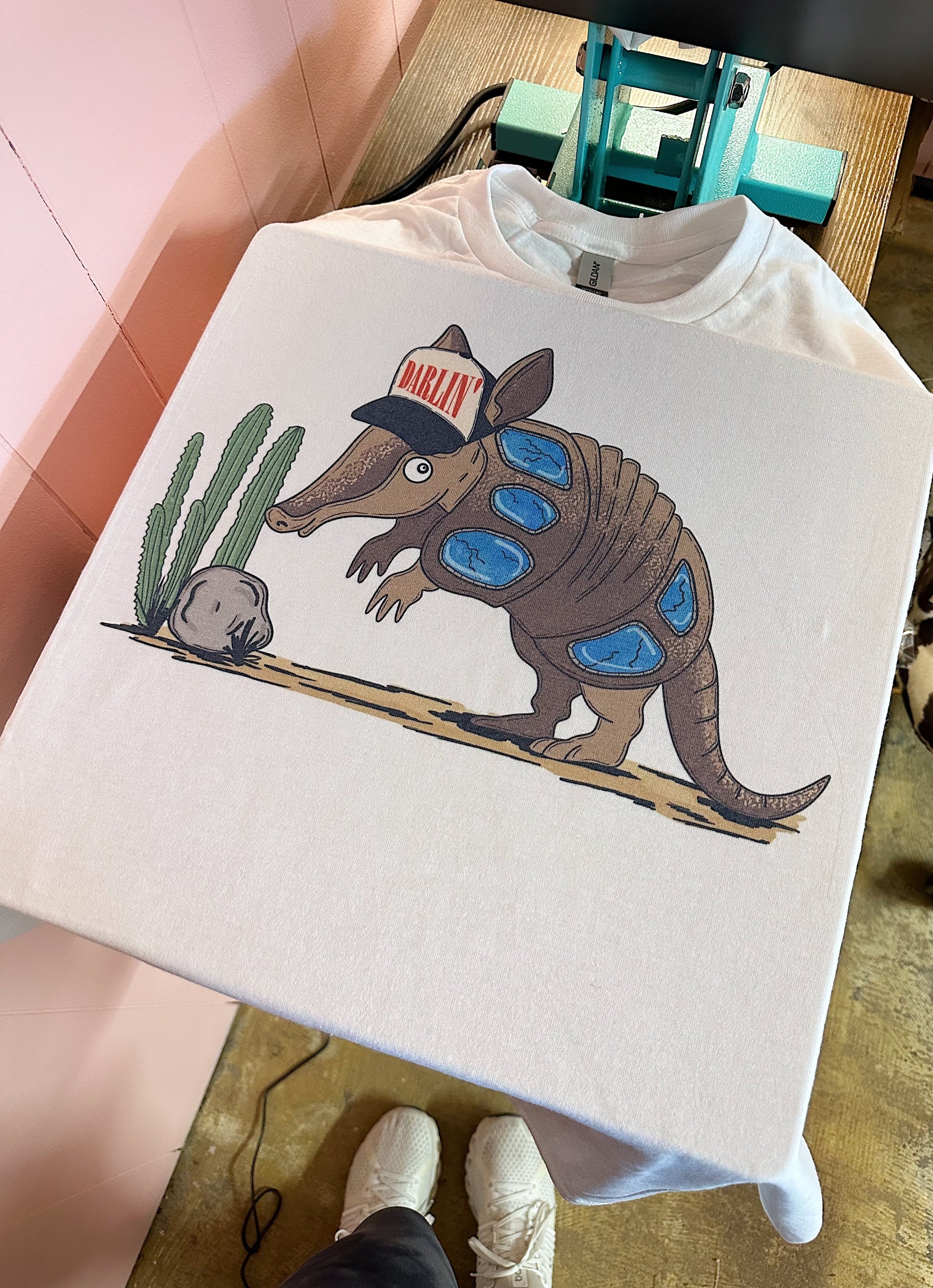 Armadillo TEE or CREWNECK