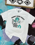 Turquoise & Therapy tee or crewneck