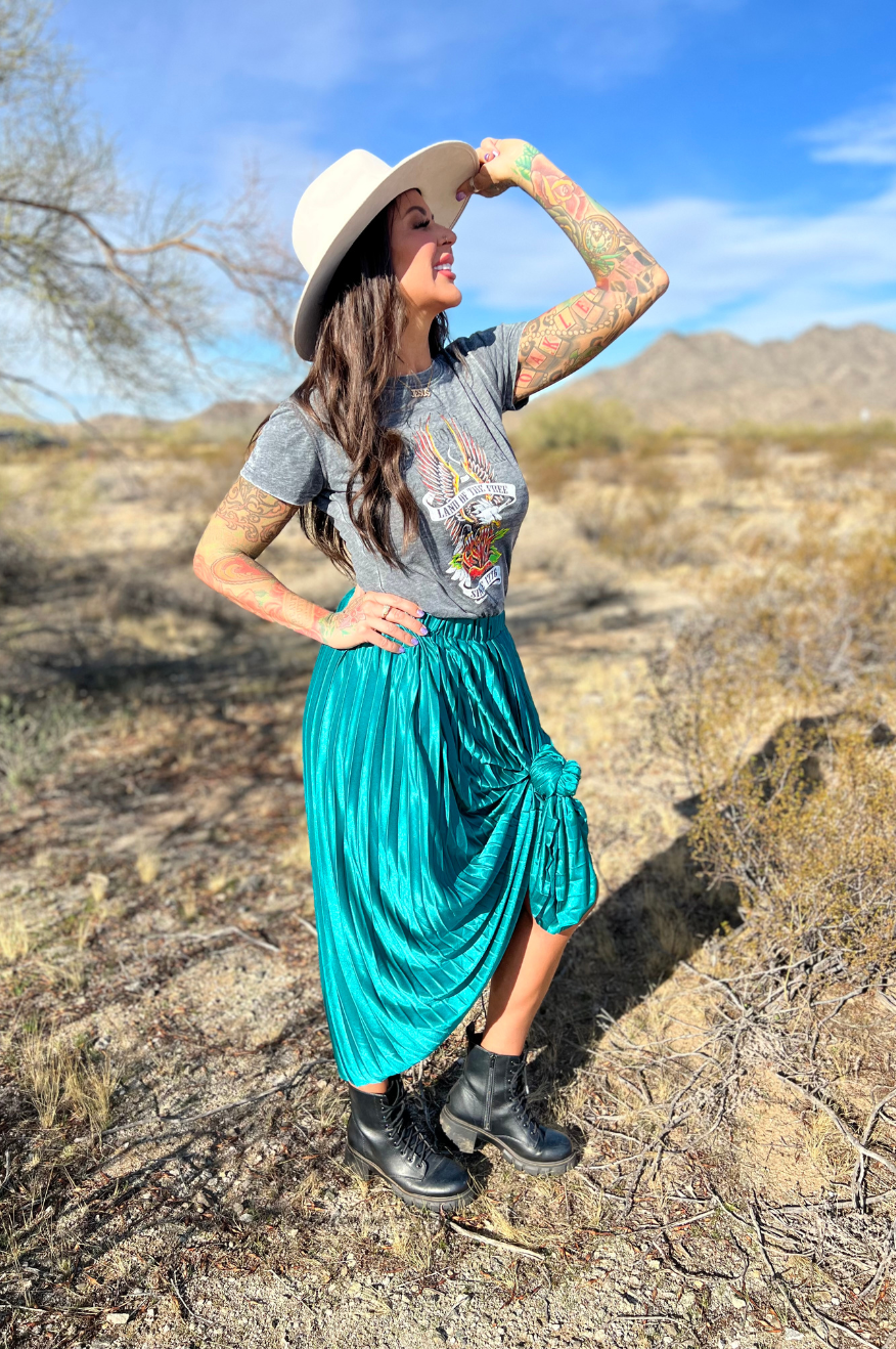 Emerald Maxi Skirt