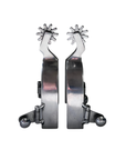 AJ Tack Men's Brushed Stainless Steel Spur