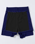 Ruffle Drawstring Elastic Waist Bikini Swim Shorts