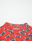 Game Day Sheer Mesh Long Sleeve Top