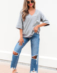Adelaide Sleeve Oversized T Shirt