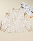 Elizabeth Ruffled arm Sweatshirt