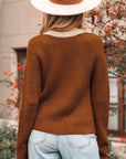 Gabriella Knit Neckline Short Cardigan