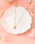 Inaya alloy Puffed Heart Necklace