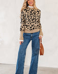 Amelia Ribbed Detail Cuffed Sweater