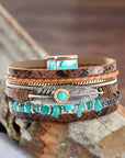 Mackenzie Vintage Layer Leather Bracelet
