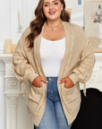 Leilany Tie Sleeve Open PLUS Cardigan