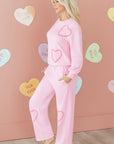 Nova Pattern Casual 2pcs Pants