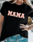 Sierra MAMA Chenille Graphic Tee