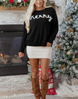 Darcy Christmas Drop Shoulder Sweater