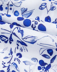 Floral Square Neck Bubble Sleeve Maxi Dress