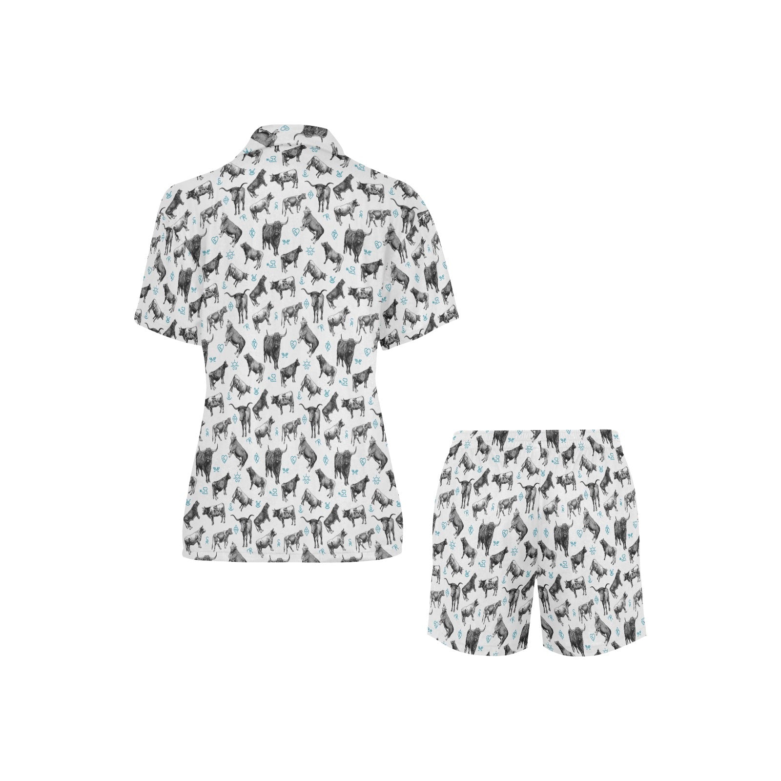 Cattle and Brands Women's Western Pajama Set