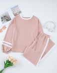 Varsity Stripe Pullover and Drawstring Pant Set
