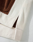 Alia Patchwork Down Fleece Shacket